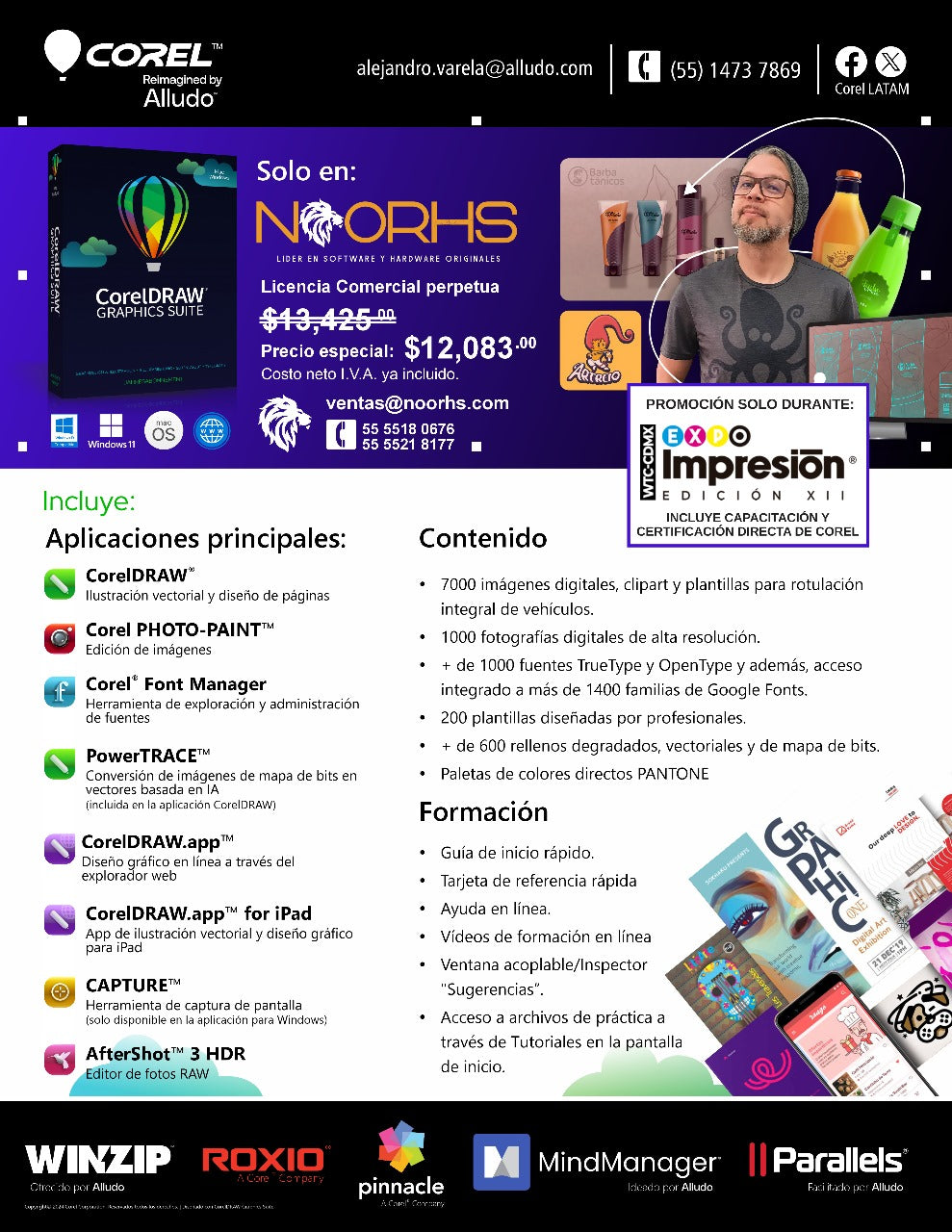 Corel DRAW Graphics Suite 2023 - Licencia - Electrónico/a - PC, Mac