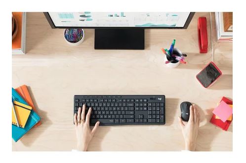 TECLADO Y MOUSE INALAMBRICOWRLS MK295 MENOS RUIDO MAYOR ENFOQUE
