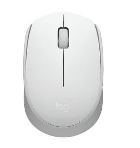 Mouse Logitech M170 - Radiofrecuencia - USB - Óptico - Blanco - Inalámbrico - 2.40GHz - Simétrico