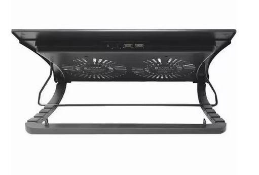 BASE ENFRIADORA PARA LAPTOP 2 VENTILADORES RETRO ILUMINADO 2 USB