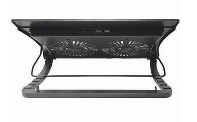 BASE ENFRIADORA PARA LAPTOP STND 1 V ENTILADOR 2 PUERTOS USB AJUSTABLE