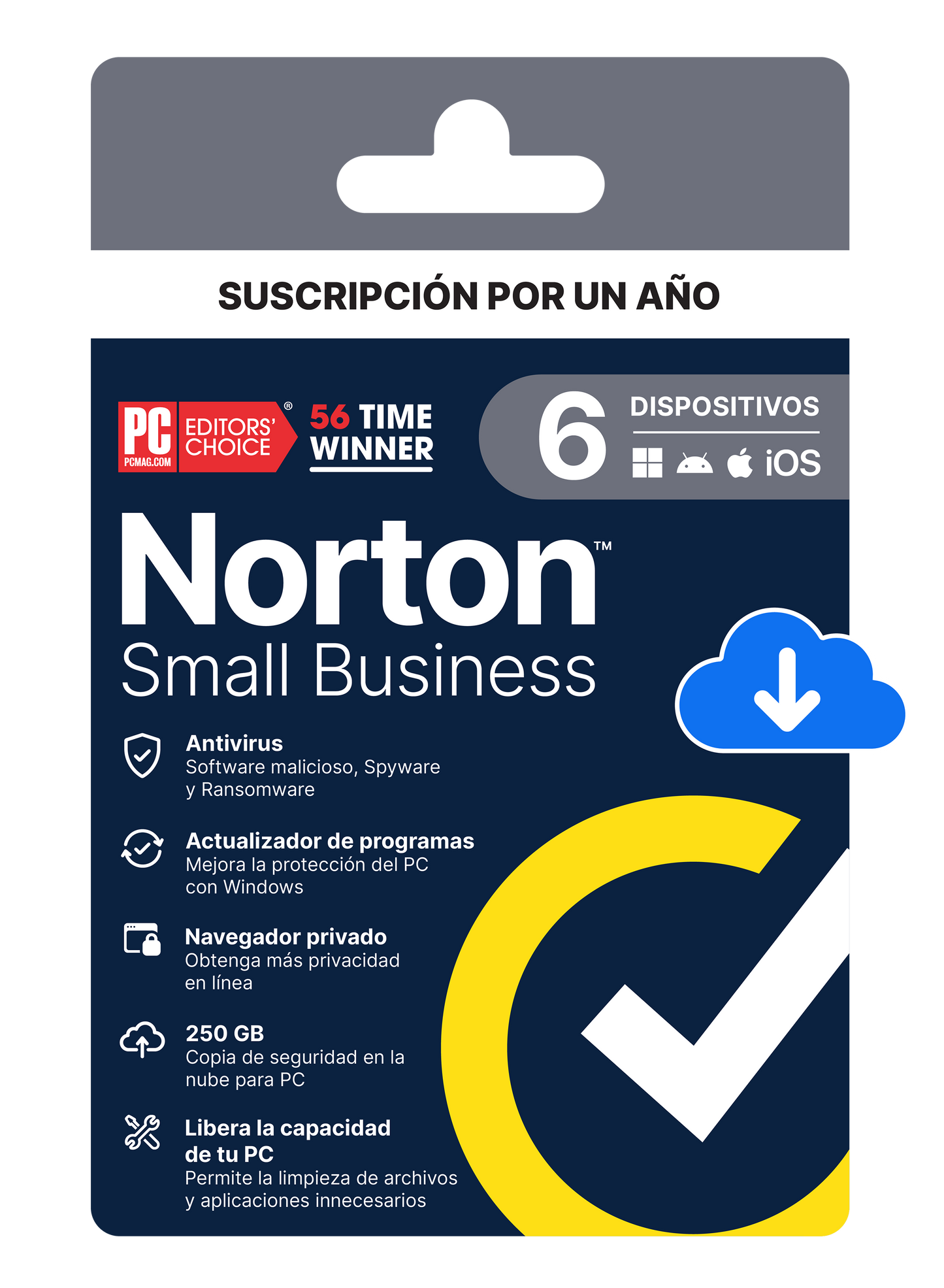 NORTON SMALL BUSINESS ND 1AÑO 2.0 250GB KOD ESD