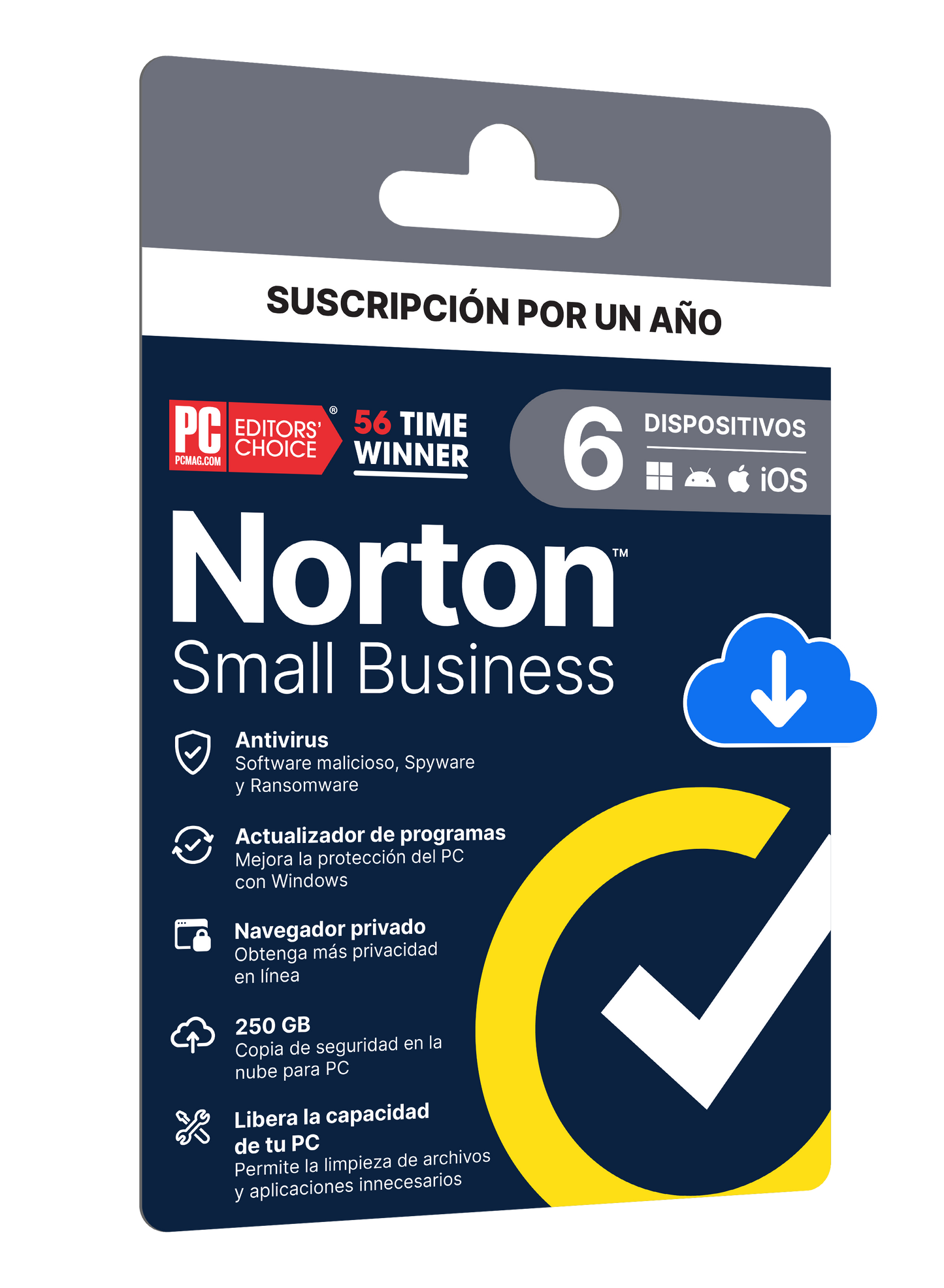 NORTON SMALL BUSINESS ND 1AÑO 2.0 250GB KOD ESD