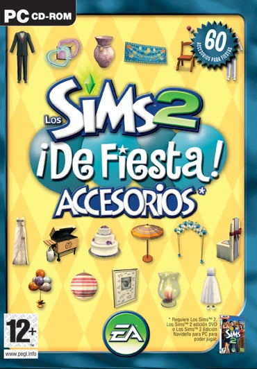 PC LOS SIMS 2 DE FIESTA ACCESORIOS