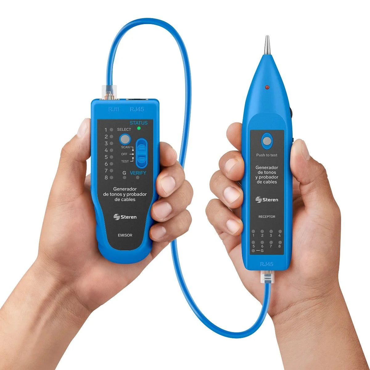 Probador generador de tonos Steren RJ-45, RJ-11 pollo