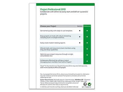 Microsoft Project Profesional 2024 - Licencia perpetua - 1PC - Multilenguaje - Descargable
