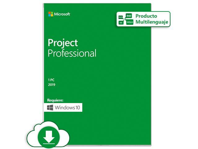 Microsoft Project Profesional 2024 - Licencia perpetua - 1PC - Multilenguaje - Descargable