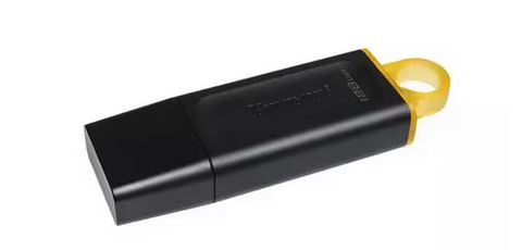 MEMORIA USB 3.2 KINGSTON 128GB GEN1 DT EXODIA (NEGRA)