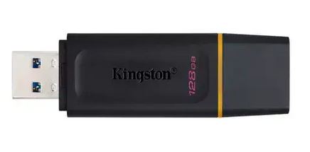 MEMORIA USB 3.2 KINGSTON 128GB GEN1 DT EXODIA (NEGRA)