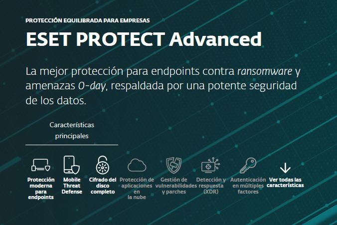 ESET PROTECT advanced*compra mínima 11- máximo 25