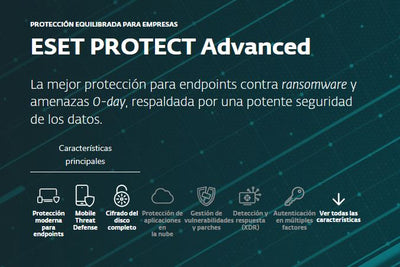 ESET PROTECT advanced*compra mínima 11- máximo 25