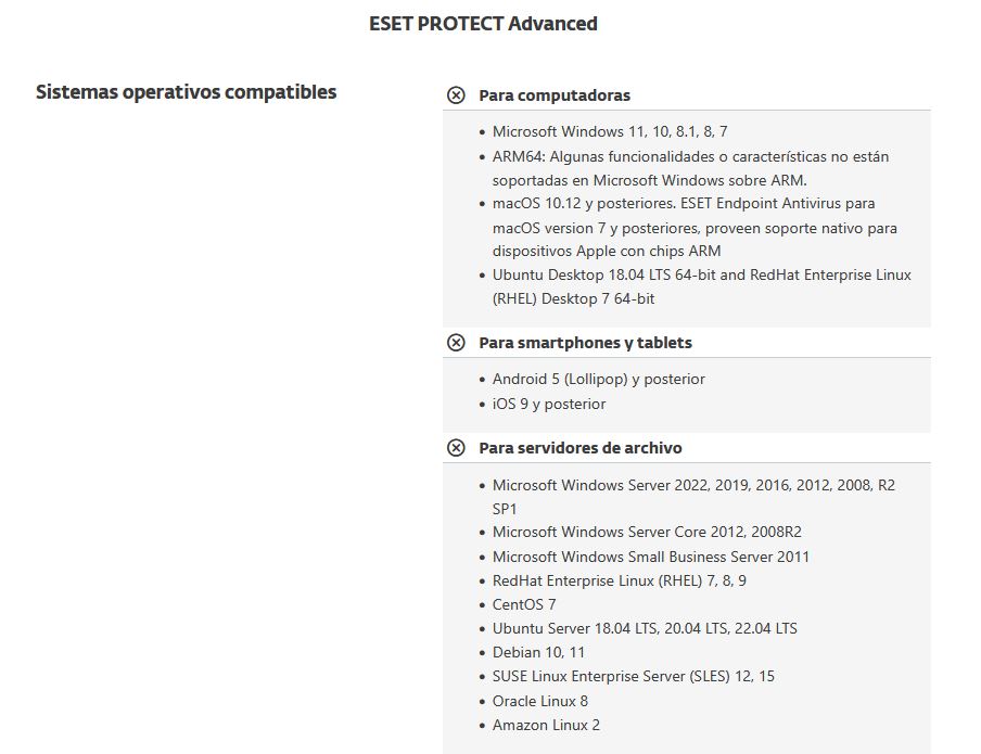 ESET PROTECT advanced*compra mínima 11- máximo 25