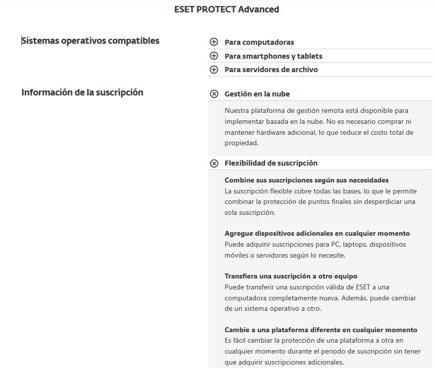 ESET PROTECT advanced*compra mínima 11- máximo 25