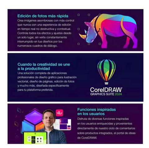 Corel CorelDRAW Graphics Suite 2024 - Licencia - PC, Mac