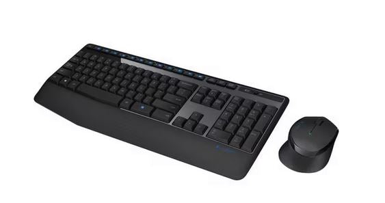 TECLADO/MOUSE LOGITECH MK 345 WRLS INALAMB MULTIM UNIFYING NGO