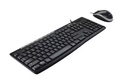 TECLADO MOUSE LOGITECH MK200 NEGRO PC USB