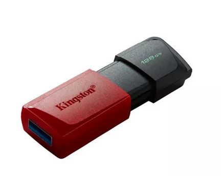 MEMORIA KINGSTON 128GB EXT DT EXODIA M TAPA DESLIZABLE NEGRA