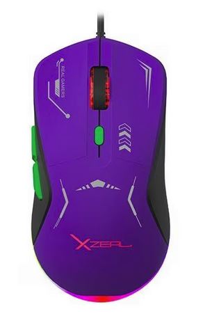 Xzeal Gaming Ratón de juego XZEAL STARTER XST-401 - USB morado