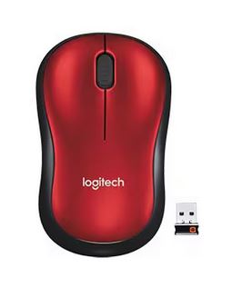 MOUSE LOGITECH M185 WRLS INALAMBRICO ROJO
