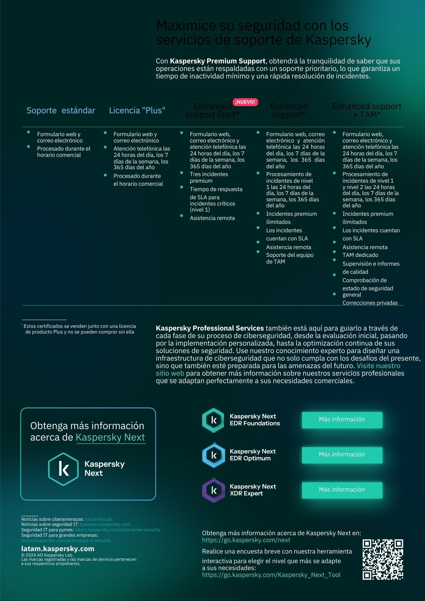Kaspersky Next EDR Optimum Mexican Edition.