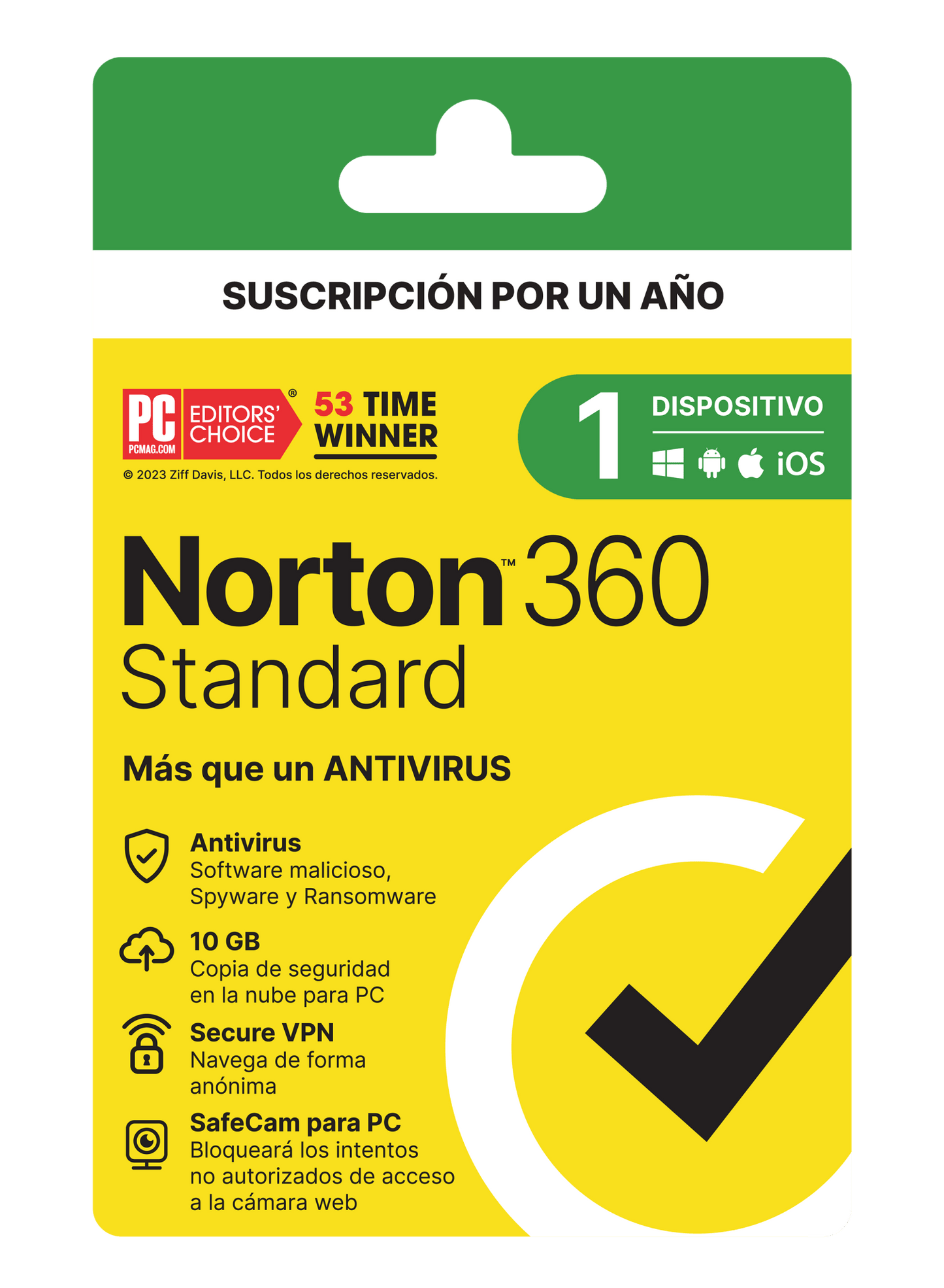 Norton 360 Standard 1 Dispositivo - NOORHS Latinoamérica