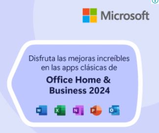 Microsoft Office Hogar y empresa 2024 - Base License - 1 PC/Mac
