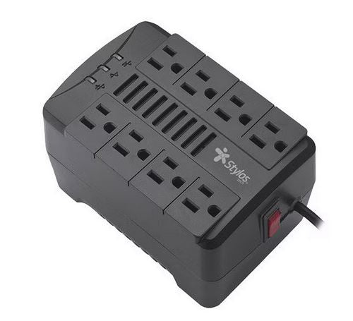 REGULADOR STYLOS 480W RE480 CPNT 8 contactos/entrada120VC/salida 100.