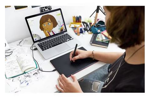 Wacom One CTL-672 Tableta gráfica Nivel de presión - Lápiz - Mac, PC
