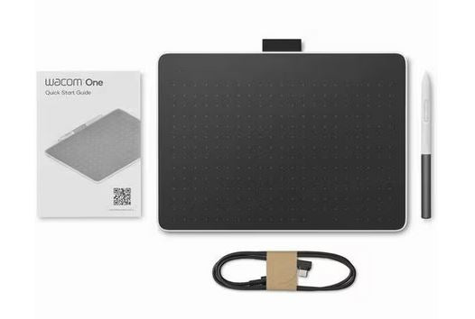 Wacom One CTL-672 Tableta gráfica - 2540 lpi - Cable - Rojo, Negro - 2048 Nivel de presión - Lápiz - 1 x USB - PC, Mac, Cromo