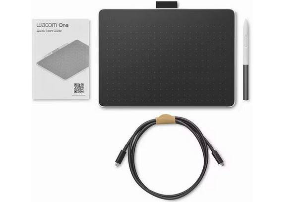 Wacom One CTL-672 Tableta gráfica - 2540 lpi - Cable - Rojo, Negro - 2048 Nivel de presión - Lápiz - 1 x USB - PC, Mac, Cromo