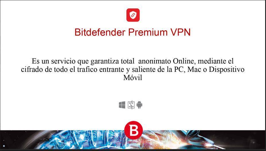 BITDEFENDER PREMIUM VPN 1 AÑO 10 USUARIOS - NOORHS Latinoamérica, S.A. de C.V.