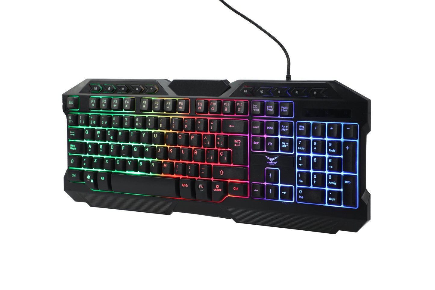 Bundle de TECLADO GAMER RETROILUMINADO NACEB MULTIMEDIA ANTI-GHOSTING ESP - NOORHS Latinoamérica, S.A. de C.V.