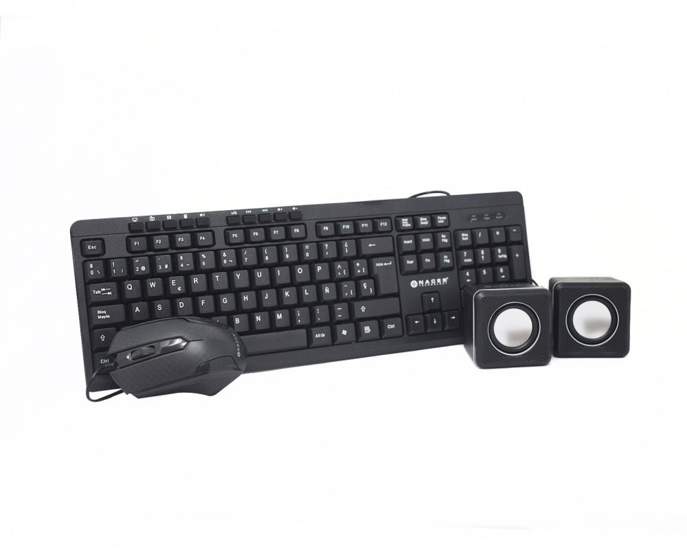 Kit desktop NAceb Teclado mouse y bocinas NA-228N - NOORHS Latinoamérica, S.A. de C.V.