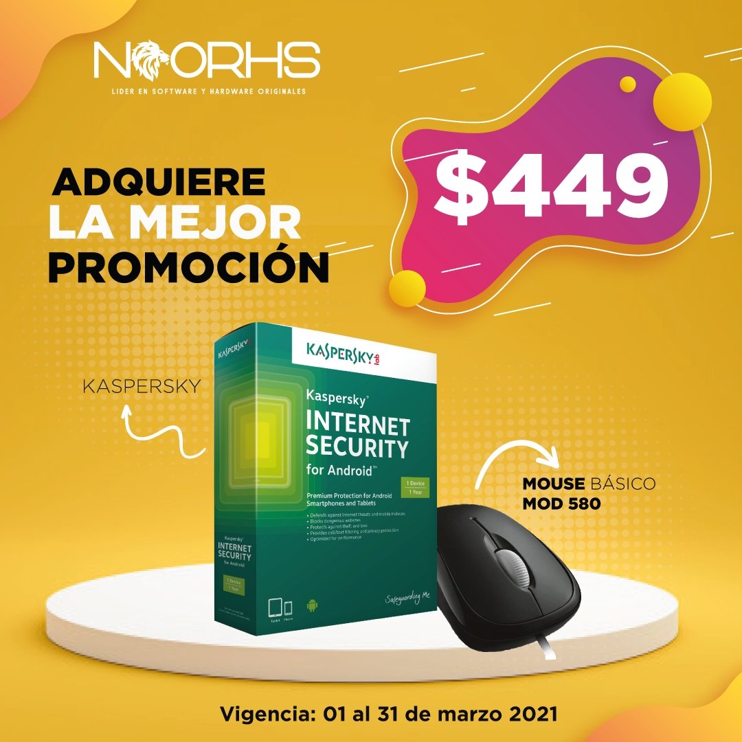 Mouse MSFT MOD 580 Basico Negro Alámbrico de lujo PROMOCIÓN - NOORHS Latinoamérica, S.A. de C.V.