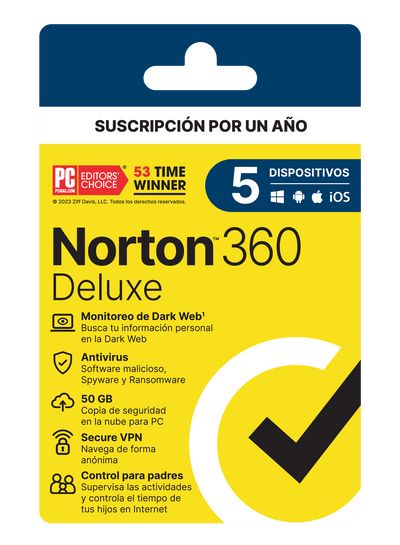 Norton 360 Deluxe 5 Dispositivos - NOORHS Latinoamérica