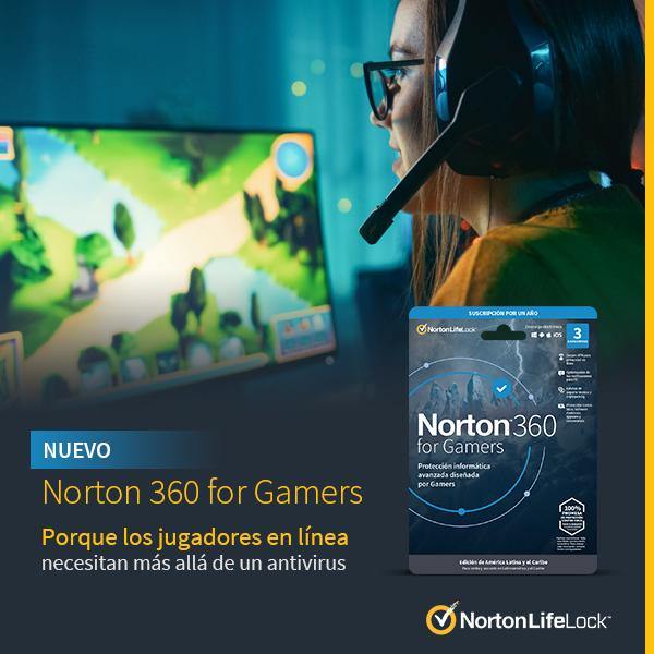 Norton 360 For Gamers 3 Dispositivos - NOORHS Latinoamérica