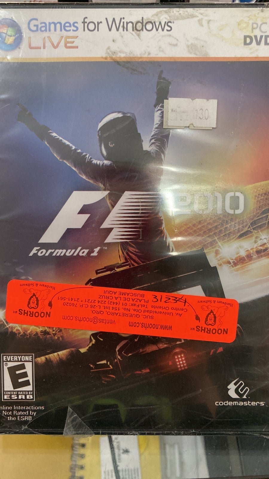 PC F1 FORMULA 1 2010 - NOORHS Latinoamérica, S.A. de C.V.