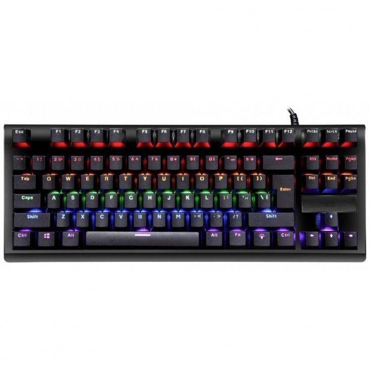 Teclado alámbrico Ocelot gamer mecánico switch azul plástico RG - NOORHS Latinoamérica