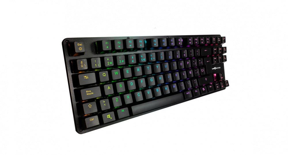 Teclado Gamer Game Factor KBG500 RGB, Mecánico, Switch KRED Red, Alámbrico, Negro (Español) - NOORHS Latinoamérica, S.A. de C.V.