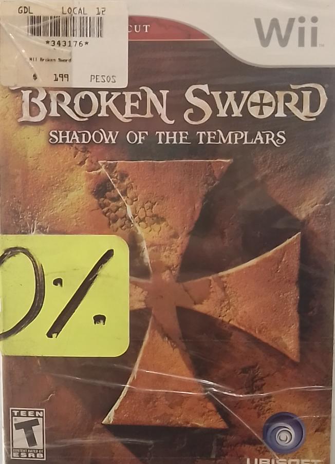 WII BROKEN SWORD WII - NOORHS Latinoamérica, S.A. de C.V.
