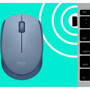 MOUSE LOGITECH M170 INALAMBR PC MAC AZUL