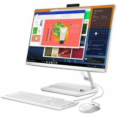 Computador Todo en Uno Lenovo IdeaCentre 3 24ALC6 F0G1014ALD - AMD Ryzen 5 7430U - 8GB - 256GB PCI Express NVMe 4.0 x4 SSD - 60.5cm (23.8") Full HD - De Escritorio - Blanco - AMD Chip - 1920 x 1080 - Windows 11 Home Single