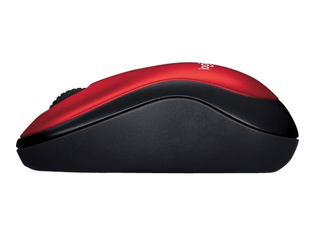 Logitech M185 Rojo Inalambrico. Pila Optico 3 botones win/mac/lin