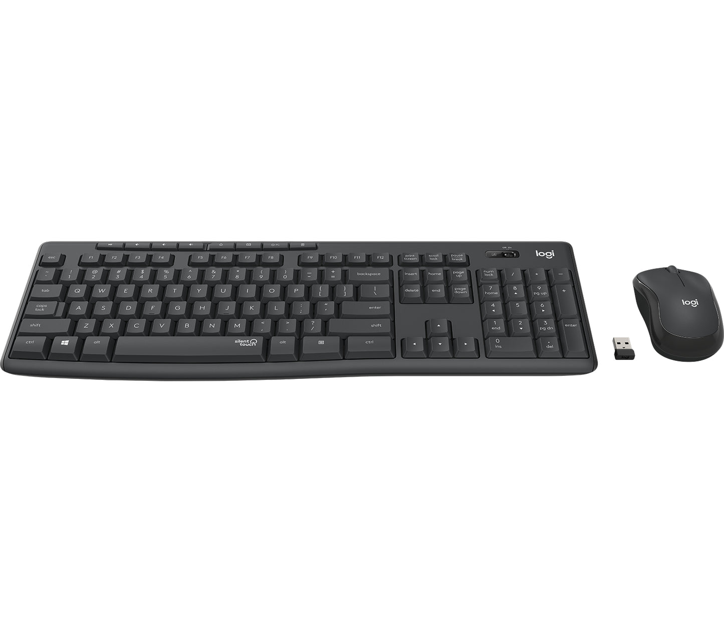 KIT TECLADO Y MOUSE INALAMBRICO MK295 MENOS RUIDO MAYOR ENFOQUE