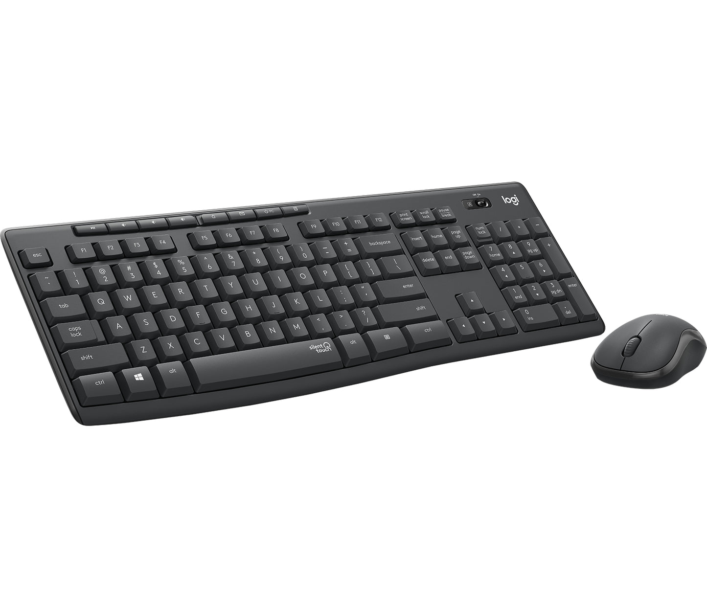 KIT TECLADO Y MOUSE INALAMBRICO MK295 MENOS RUIDO MAYOR ENFOQUE