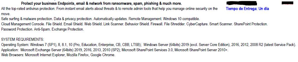 AVG INTERNET SECURITY BUSINESS EDITION 1AÑO