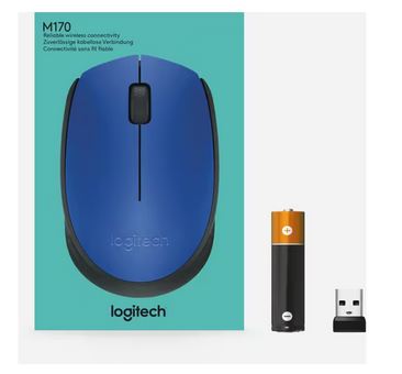 MOUSE LOGITECH WIRELESS M170 WRLS LAT - BLUE