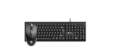 kitTeclado y ratón Stylos MAT1 - Español - USB Cable Teclado - 105 Tecla - Keyboard/Keypad Color: Negro - USB Cable Mouse - Óptico - Rueda de desplazamiento - Pointing Device Color: Negro - Simétrico
