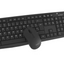 kit Inalambrico Creator MK440 / Teclado Multimedia + Mouse Ergonomico / 2.4 MHz / 1000 DPI / Teclado Clasico + Mouse Ergonomico / 2xBat AAA + 1xBat AA Incluidas / Advanced Negro