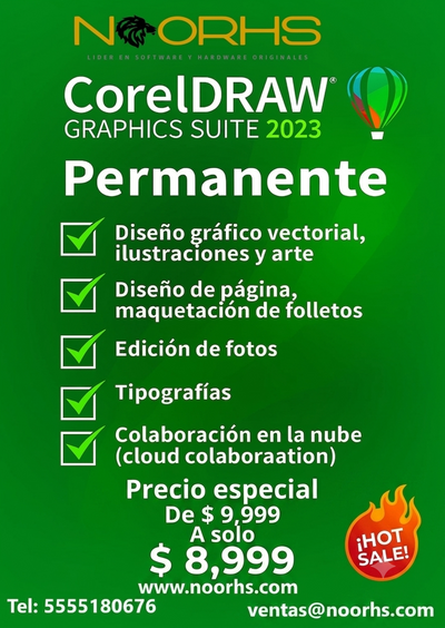 Corel DRAW Graphics Suite 2023 - Licencia - Electrónico/a - PC, Mac